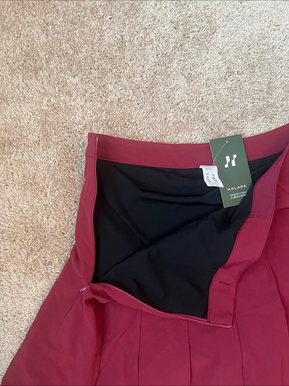 NWT Halara Pleated Skort - Picture 4 of 7